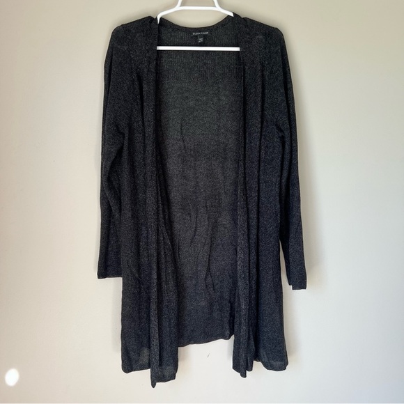 Eileen Fisher Sweaters - Eileen Fisher Women’s Dark Gray Open Front Long Cardigan Size XL